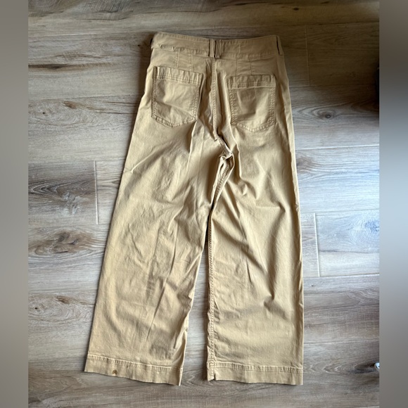 Pilcro High-Rise Wide-Leg Tan Pants - Picture 2 of 8